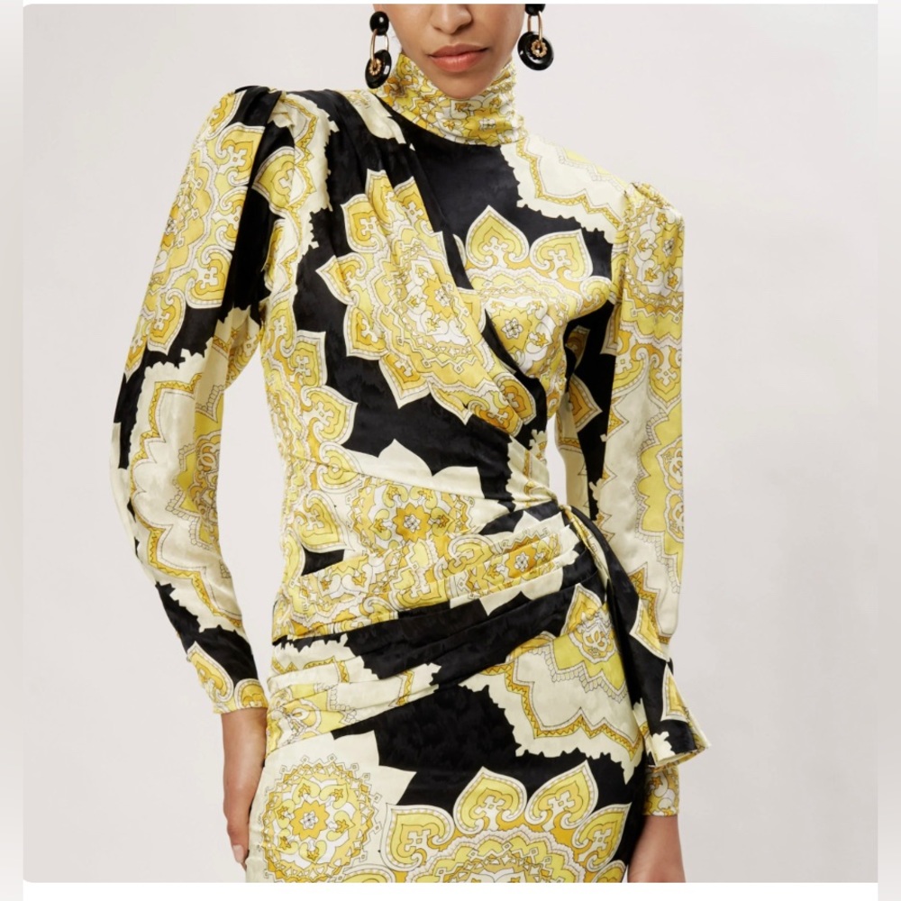 Ronny Kobo Olivia Silk Dress NWT